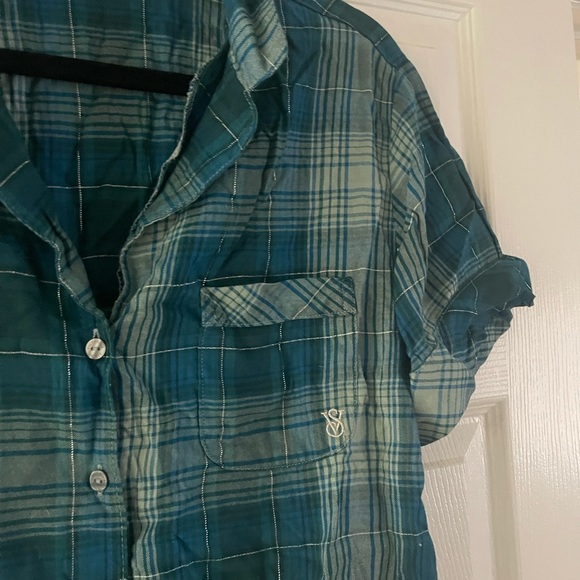 Victoria’s Secret Green Plaid PJ Set - Picture 6 of 9